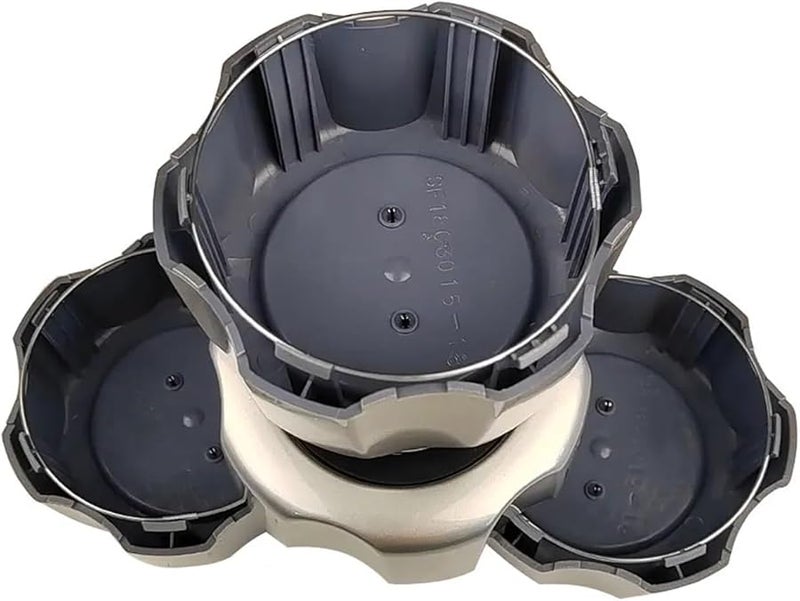 غطاء مركز المحور 4 قطع فضي متوافق لـ نيسان تيرانو ميسترال باثفايندر فرونتير إكستيرا نافارا - Image 3