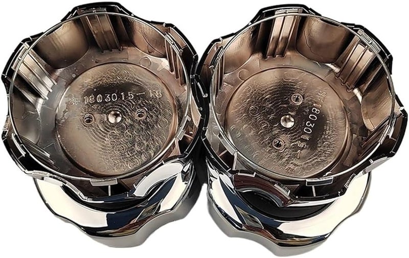 غطاء مركز المحور 4 قطع فضي متوافق لـ نيسان تيرانو ميسترال باثفايندر فرونتير إكستيرا نافارا - Image 4