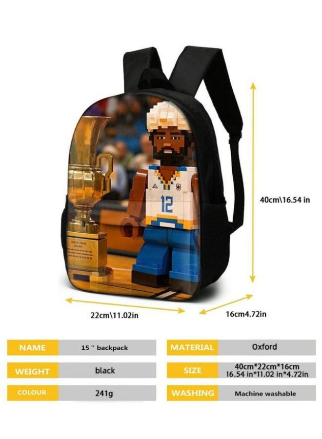 The latest universal cartoon new three-piece schoolbag (for students, teenagers, children) - 454  - Image 5