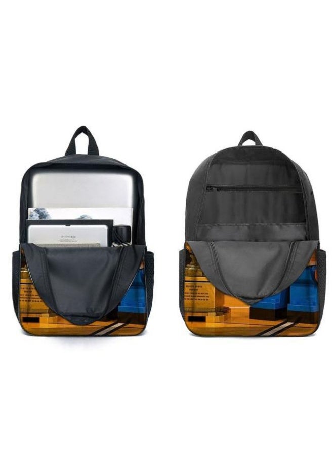 The latest universal cartoon new three-piece schoolbag (for students, teenagers, children) - 454  - Image 4