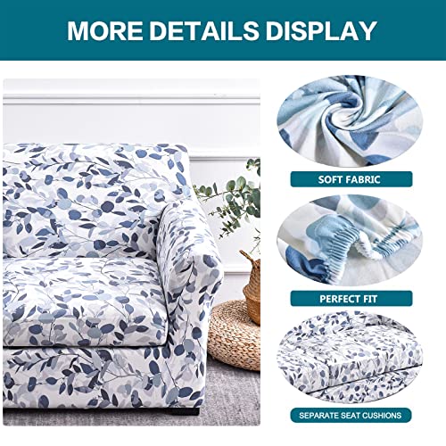 KRFOONN 2 Piece Chair Covers Printed Sofa Covers Couch Covers Washable Armchair Sofa Couch Slipcover Furniture Protector with Elastic Bottom for Living Room (Armchair, 15), Small - Image 3