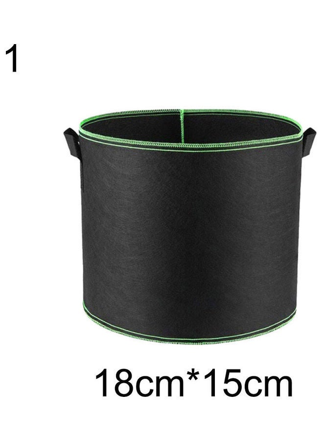 NIBEMINENT Flower Pot With Handle Black - Image 5