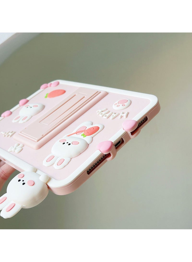 general For iPad 10th Generation Case 2022 10.9 inch Cartoon Cute 3D Soft Unique and Fun Aesthetic Folio Rotating Stand Pencil - Image 5