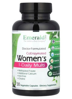 Emerald Laboratories CoEnzymated Women's 1Daily Multi 30 Vegetable Caps 