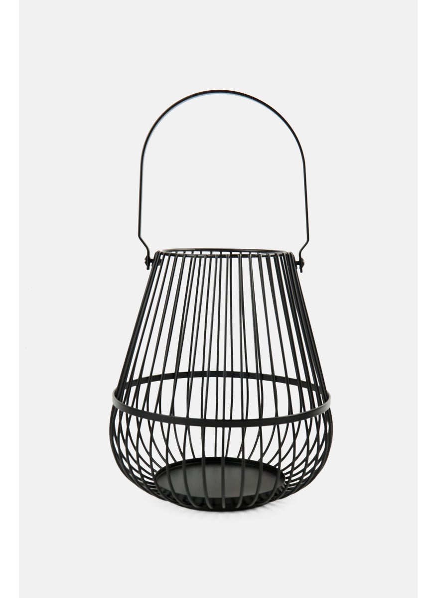 Nanette lepore Stylish Metal Candle Holder 17,3 x 17,3 x 19 cm, Black  - Image 1