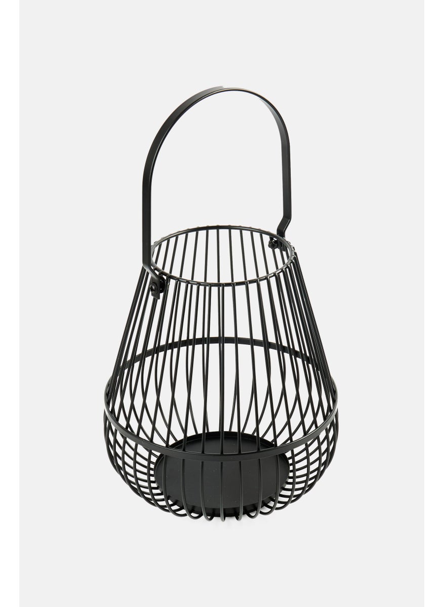 Nanette lepore Stylish Metal Candle Holder 17,3 x 17,3 x 19 cm, Black  - Image 2