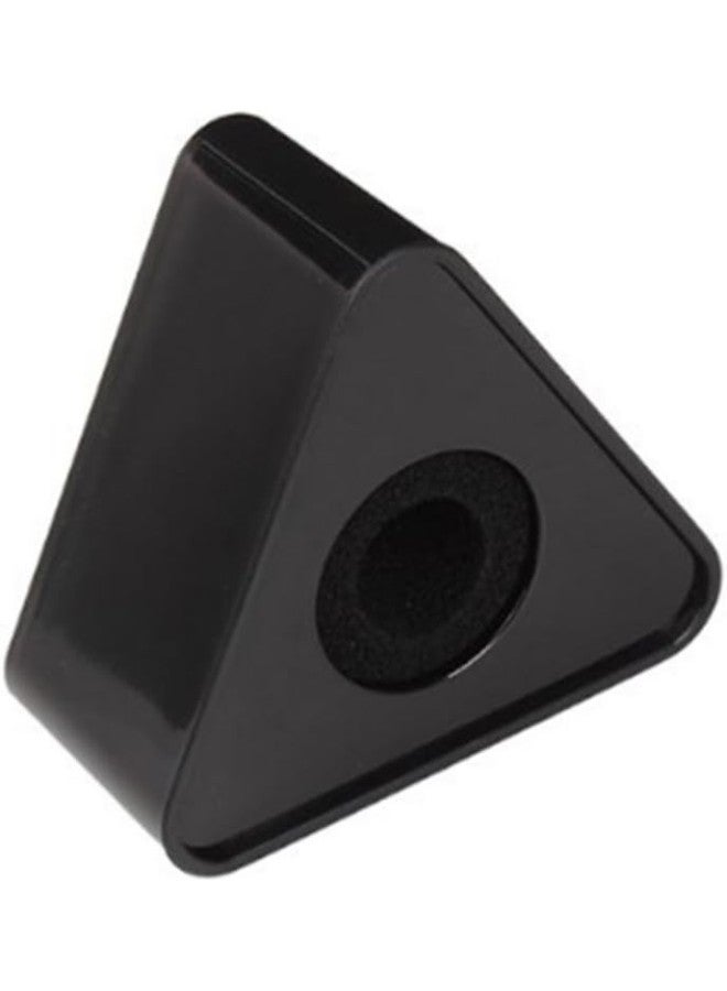 klarako Mic Flag Microphone Flag Mic Interview Triangular Logo Flag Station with 1.54 inch Hole - Image 1
