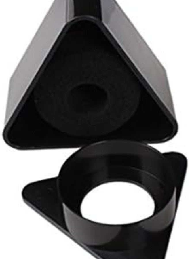 klarako Mic Flag Microphone Flag Mic Interview Triangular Logo Flag Station with 1.54 inch Hole - Image 2