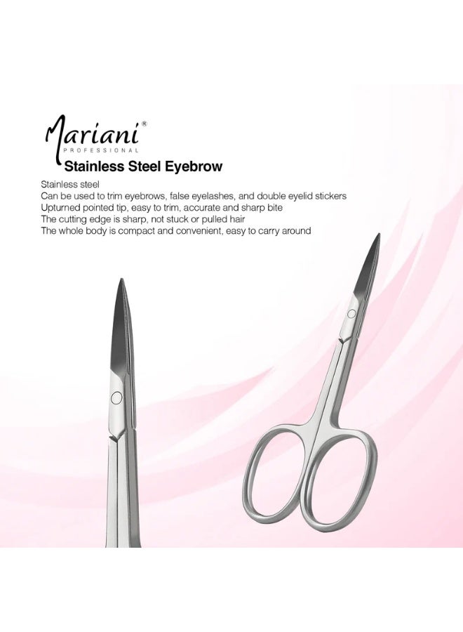 Mariani Professional Stainless Steel Eyebrow Scissor Mariani - Image 3