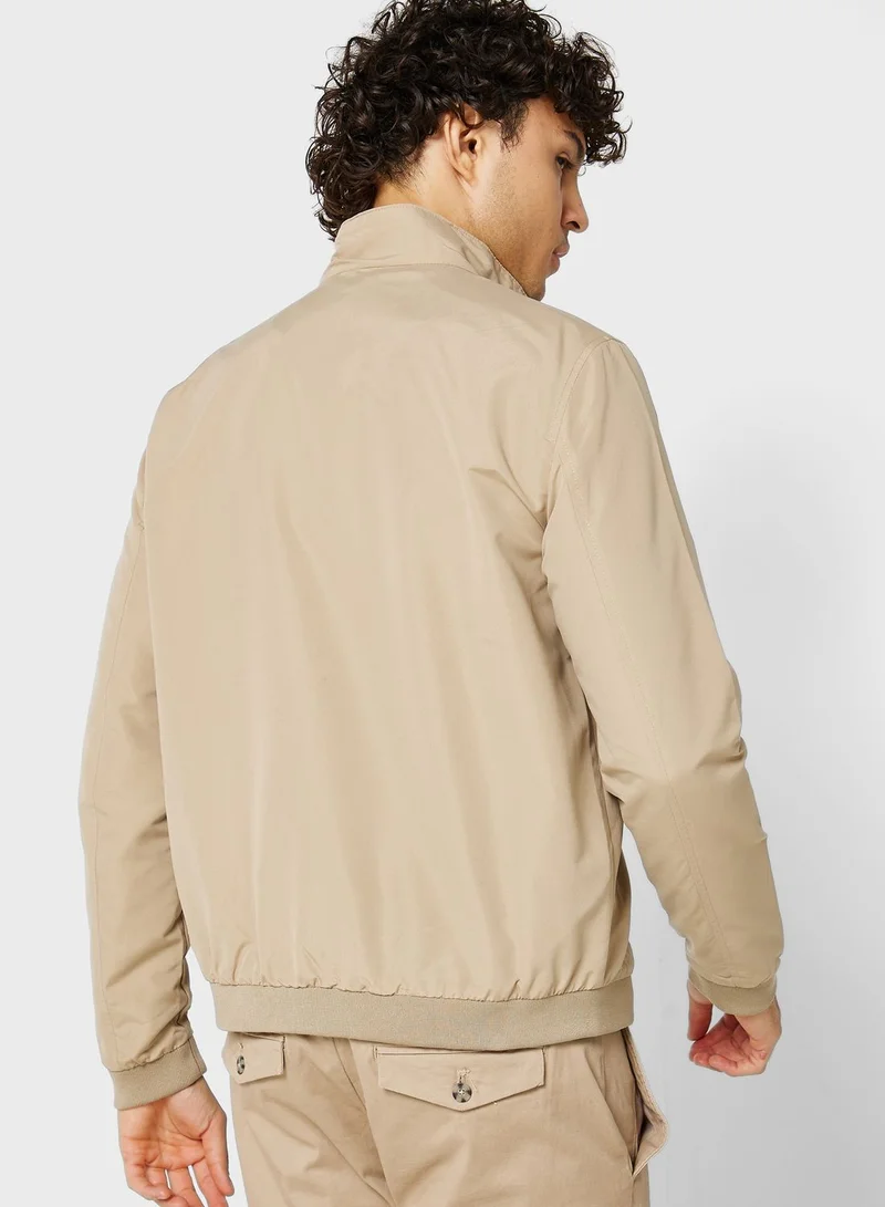 JACK & JONES Zippered Bomber Jacket