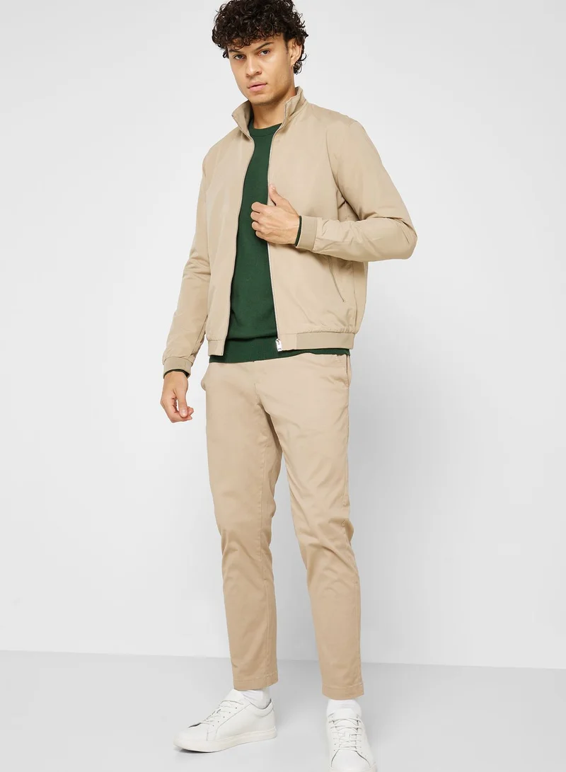 JACK & JONES Zippered Bomber Jacket