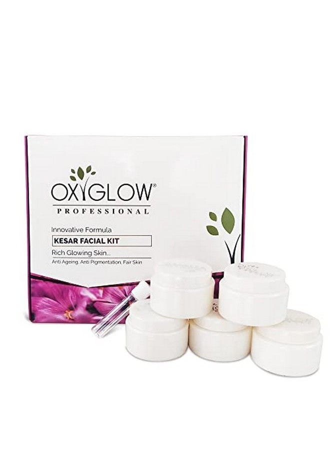 Oxyglow - Kesar Fairness Glow Facial Kit Pack Of 6 (For Skin Whitening) 260 G - Image 1