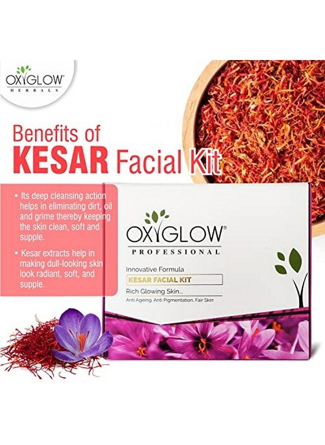 Oxyglow - Kesar Fairness Glow Facial Kit Pack Of 6 (For Skin Whitening) 260 G - Image 1