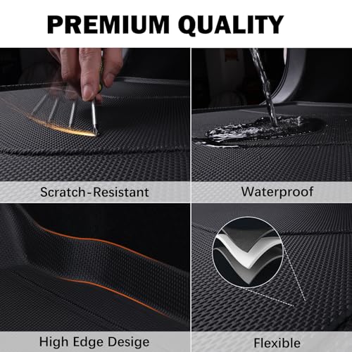 XEEQQMO Floor Mats & Trunk Mat for 2025 2026 Toyota Camry All Weather TPE Protection Floor Liners Full Set with Cargo Liner for 2026 Toyota Camry Accessories - Image 5
