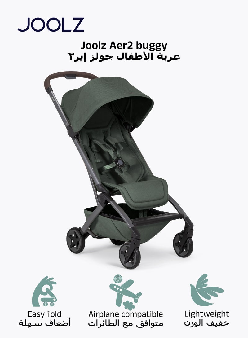 JOOLZ Compact & Lightweight Baby Stroller | One-Hand Fold | Suitable from Newborn to Toddler | Easy Steering | Airplane Friendly | Ultra-Compact | 44x53x23.5 CM | Forest Green | 6.2 Kg - Image 1