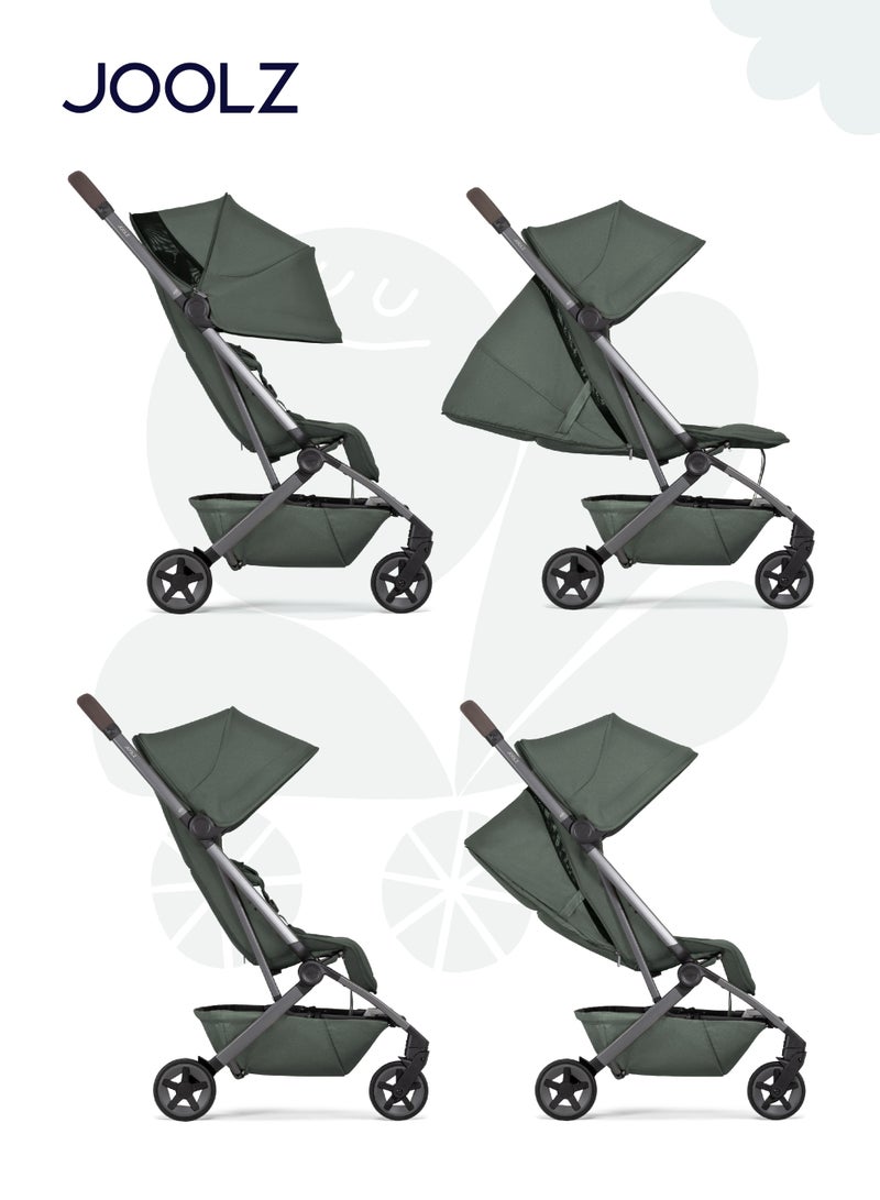 JOOLZ Compact & Lightweight Baby Stroller | One-Hand Fold | Suitable from Newborn to Toddler | Easy Steering | Airplane Friendly | Ultra-Compact | 44x53x23.5 CM | Forest Green | 6.2 Kg - Image 5