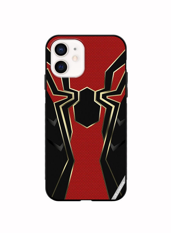 VR CREATIVE Protective Case Cover For Apple iPhone 12 mini Spiderman Vector Design Multicolour - Image 1