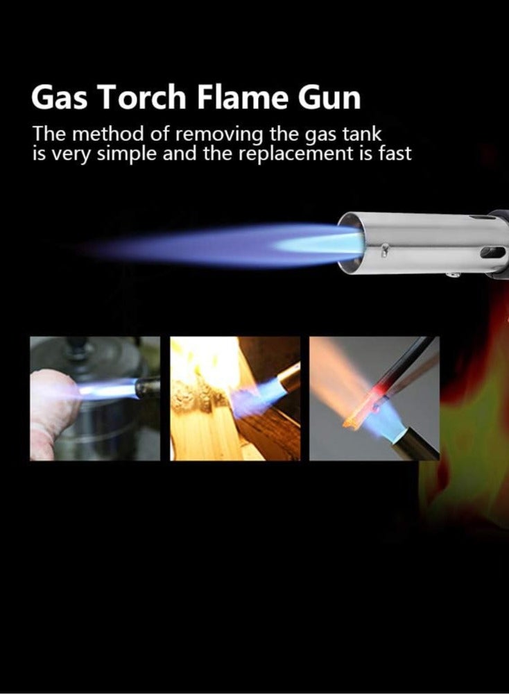 بامير شعلة غاز البوتان والبروبان متعددة الأغراض، مسدس اللهب، شعلة المطبخ، شعلة الطهي، شعلة قابلة للتعديل، موقد غاز صغير، شعلة الطهي للشواء، الخبز، الطبخ. - Image 5