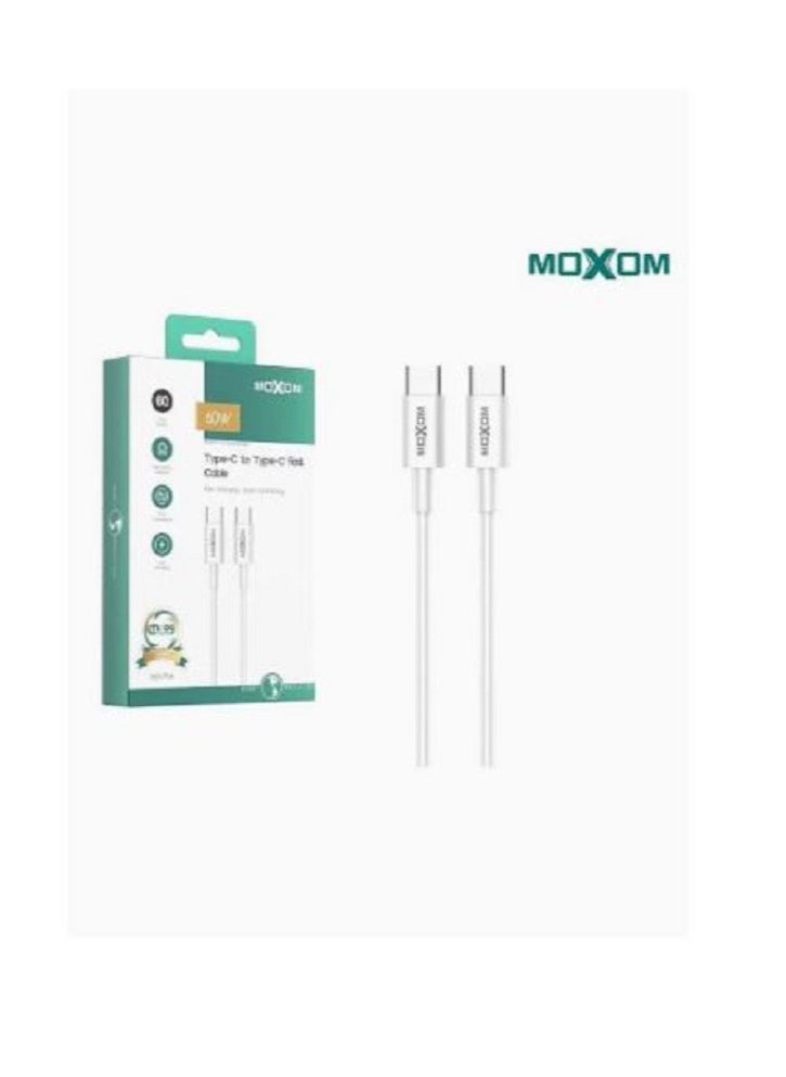 MOXOM Cable Type C - Type C plastic meter supports fast charging supports data transfer CC7-1A 