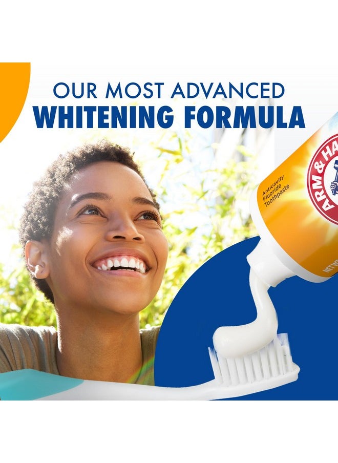 Arm & Hammer - معجون أسنان آرم آند هامر أدفانس وايت، بنكهة النعناع المنعش، وتقنية حماية الأسنان من البقع، 6 أونصة (عبوة من 4 قطع) - Image 1