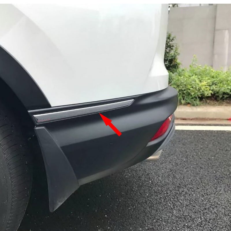 Beautost For Honda 2017 2018 2019 2020 2021 2022 CRV CRV Rear Bumper Back Corner Protection Cover Trim Stainless Steel