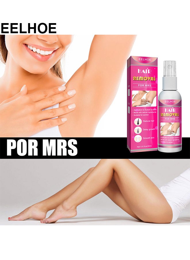 EELHOE Hair Removal Spray For Women, Painless Hair Removal Spray Armpit Gentle Hair Remover Refreshing Quick Hair Removal Spray, Natural Ingredient Hair Removal Spray For Women - Image 2