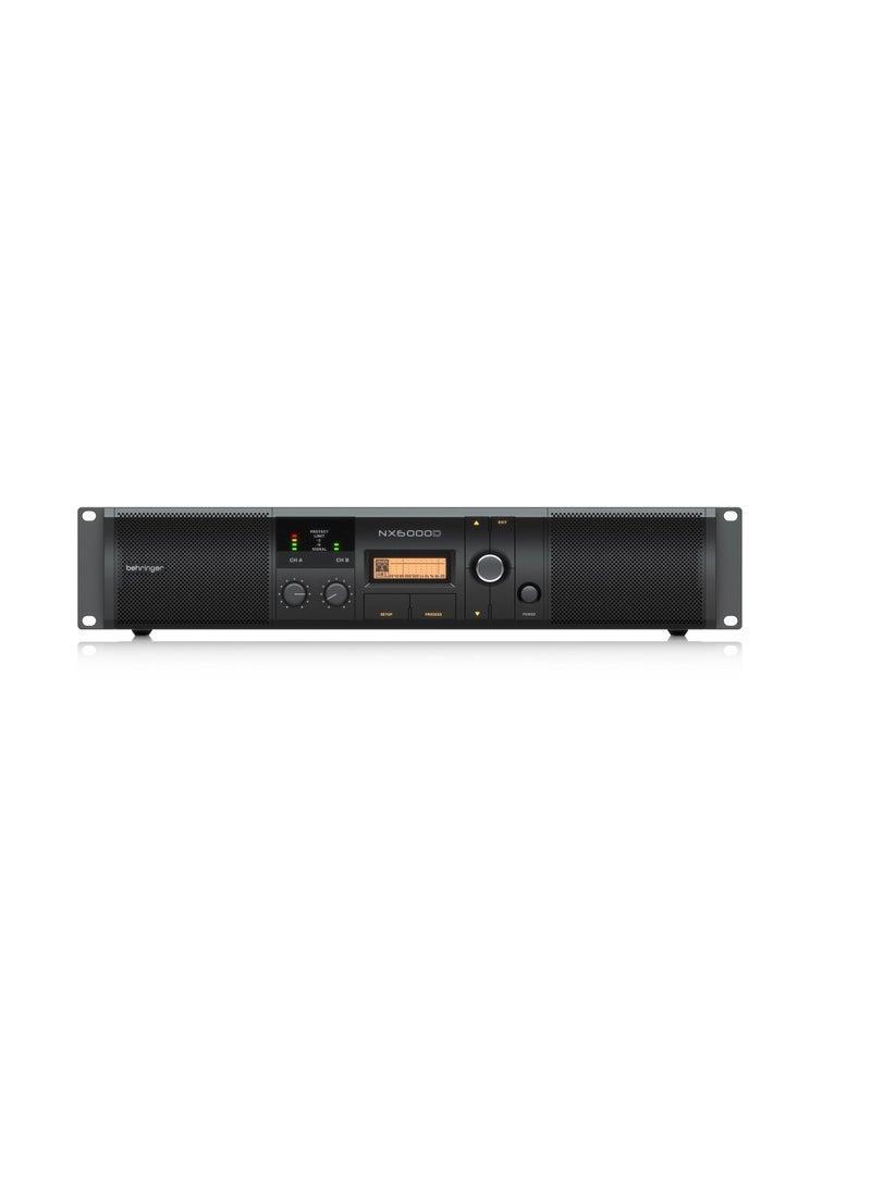 behringer - Power Amplifier 2x3000W @ 4Ohm / 2x1600W @ 8Ohm w/ DSP Control SmartSense Loudspeaker Impedance Compensation - Image 1