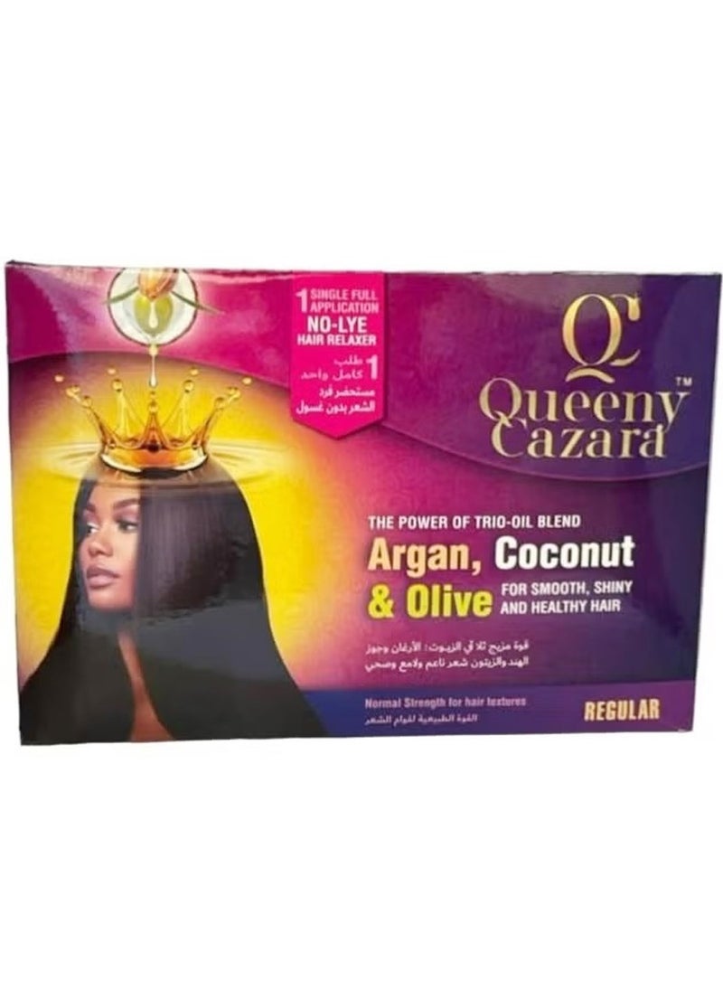 Queeny Cazara - Argan And Coconut And Olive For Smooth Shiny And Healthy Hair Regular - Image 1