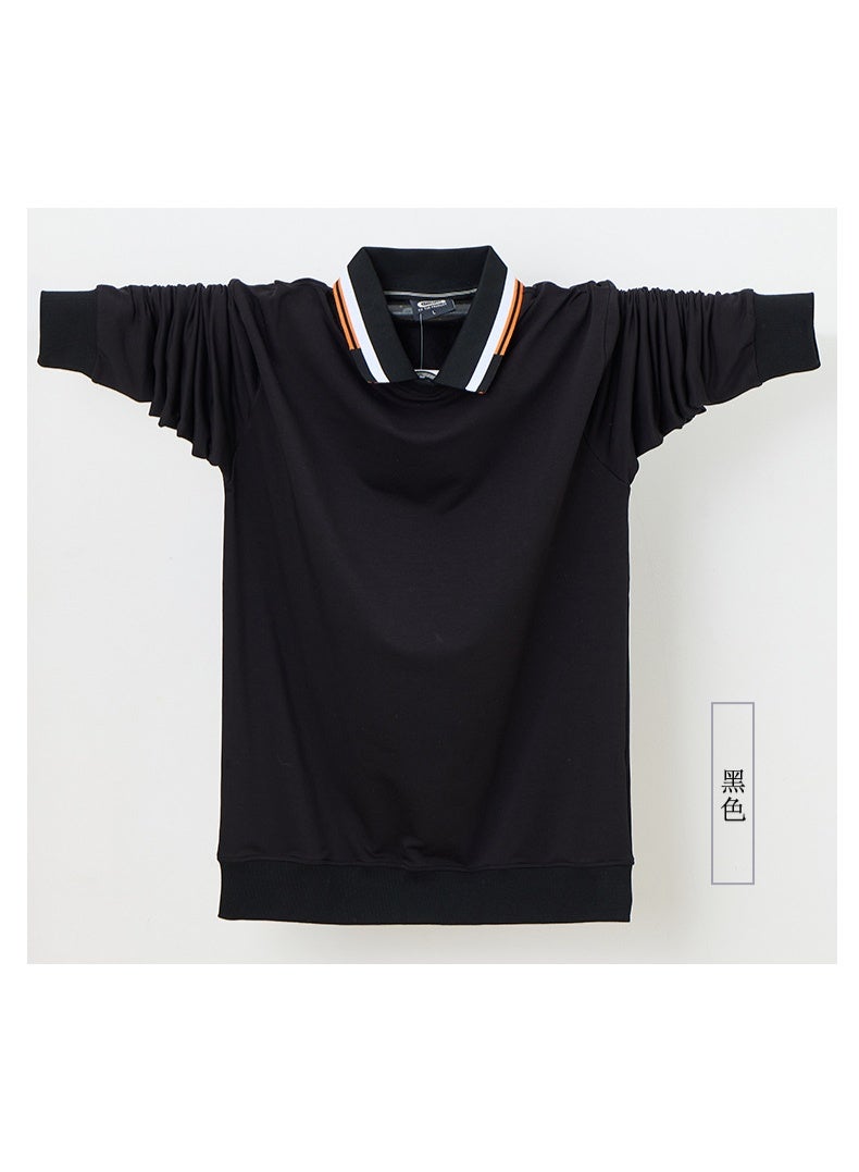 Men's Autumn Long-Sleeved Polo Shirt Men's Plus Size Loose Casual Polo Shirts Cotton Business Long Sleeve Casual Shirt - Image 1