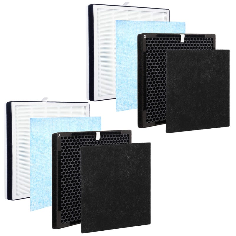 Flintar 2Pack of Premium H13 Grade Replacement Filter Set Compatible with RENPHO Air Purifier RPAP001 RPAP001S and RPAP002 Part  RPAP001