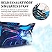 RZAPE Toddler Car Toys 124 Diecast Cars Compatible for Bolide Model Car CollectionSpray Bolide Toy Car for BoysPull Back Cars with Light and SoundToy Cars for Boys Age 47Blue - Image 4