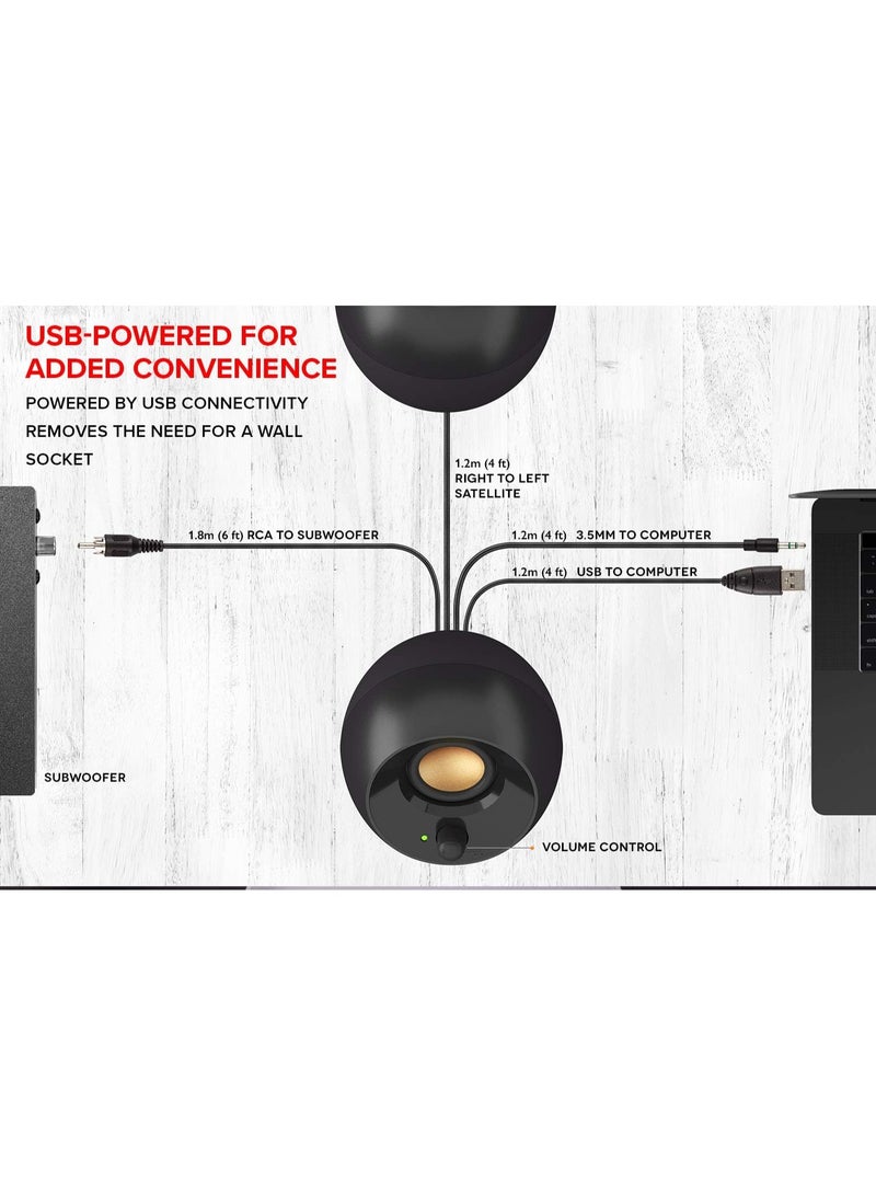 كريتيف مكبرات صوت سطح المكتب المزودة بالطاقة - Image 2