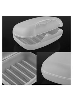 RATSAW 2 Pack Travel Soap Dish Box with Soap Mesh Net Translucent Saver Case for Home Travel Outdoor Hiking Camping  - Image 5
