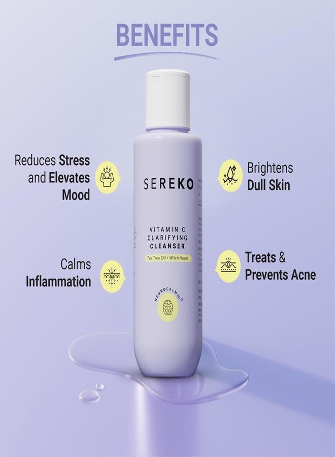 SEREKO 50X Vitamin C Face Wash for Glowing & Brightening Skin For Women | Remove Dirt, Dead Skin, Excess Oil, Reduce Active Acne & Dark Spots | Suitable for All Skin Types | Gel to Foam 15ml - Image 4