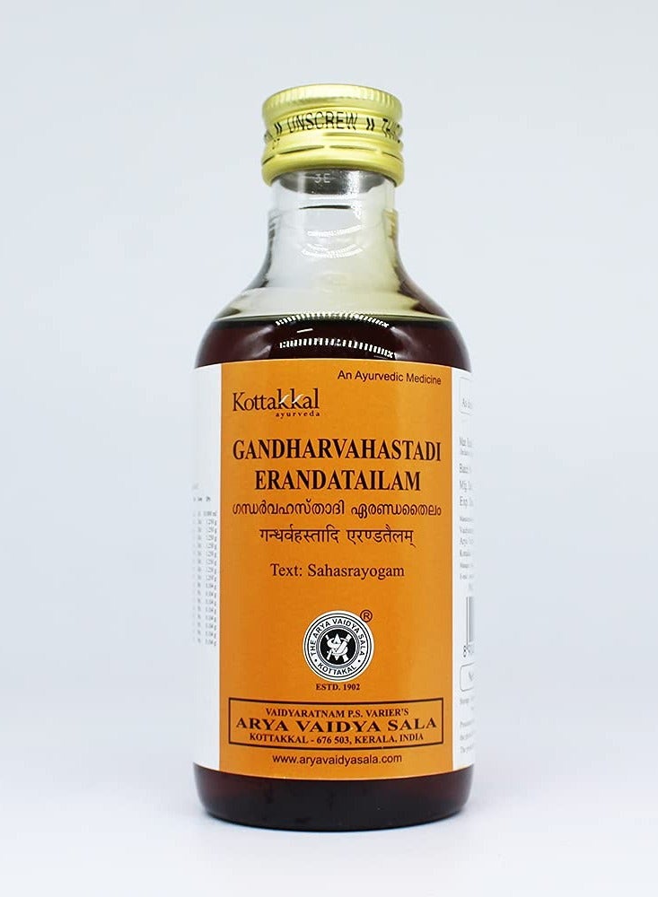 Kottakkal Gandharvahasthadi Eranada Tailam-200ML, (Pack Of 1), Of Arya Vaidya Sala Kottakkal - Image 1