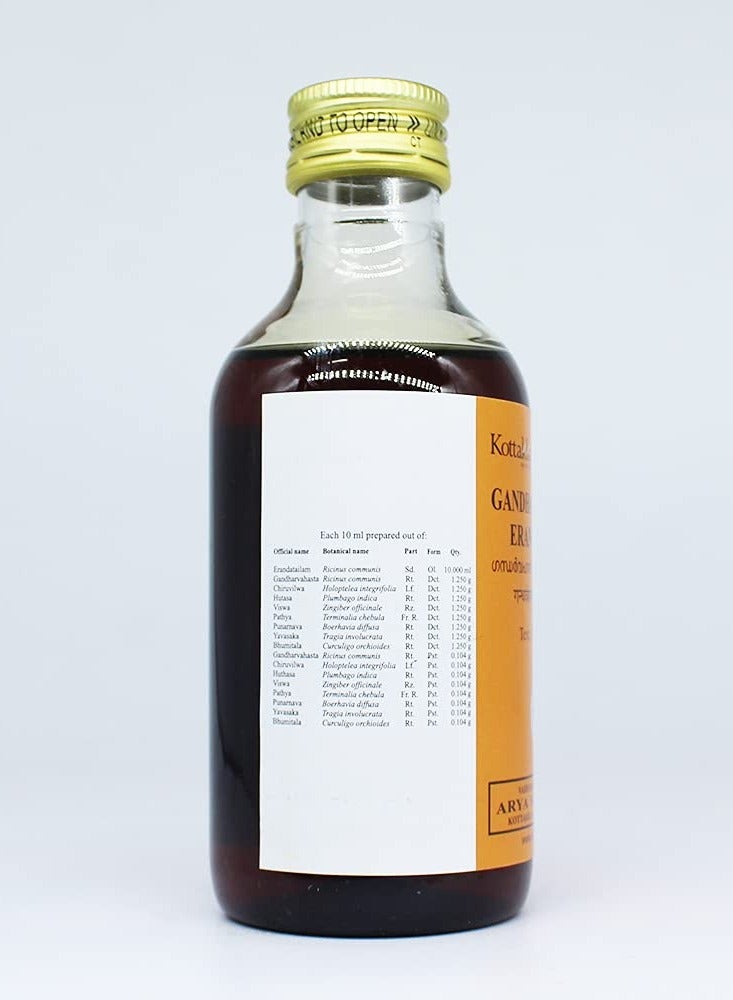 Kottakkal Gandharvahasthadi Eranada Tailam-200ML, (Pack Of 1), Of Arya Vaidya Sala Kottakkal - Image 2