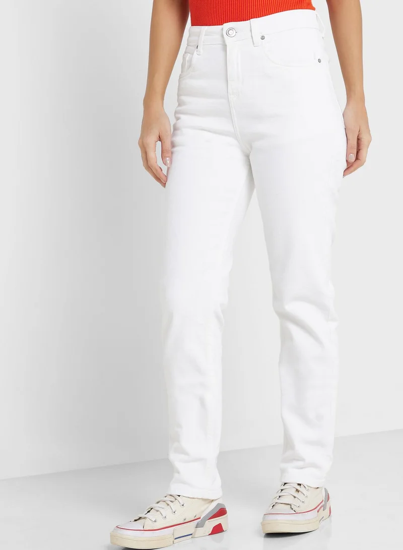 Ginger High Waist Straight Jeans