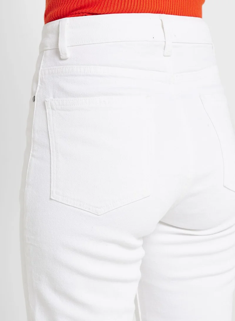 Ginger High Waist Straight Jeans