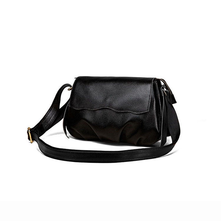 Retro 2025 Korean Style Crocodile Pattern Genuine Leather Women'S Bag Single Shoulder Women'S Crossbody Flip Bag - Image 3