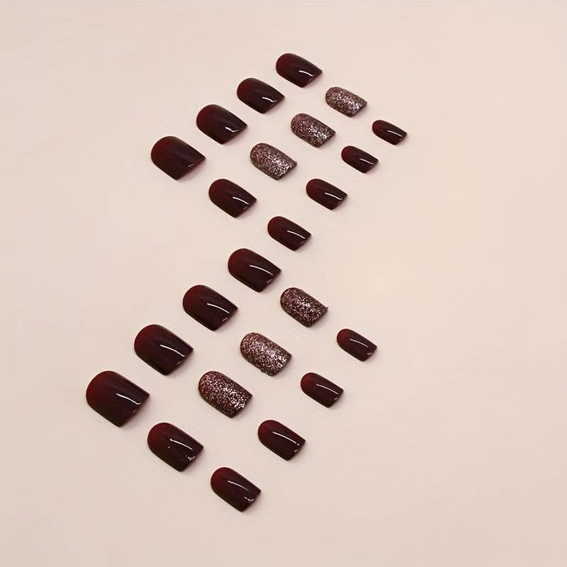 ZOONA 24PCS Everlasting French Nails Artificial Nails Art Set Lightweight Long Lasting Easy To Use Quick Fix For Festivals Special Occasions - Image 3