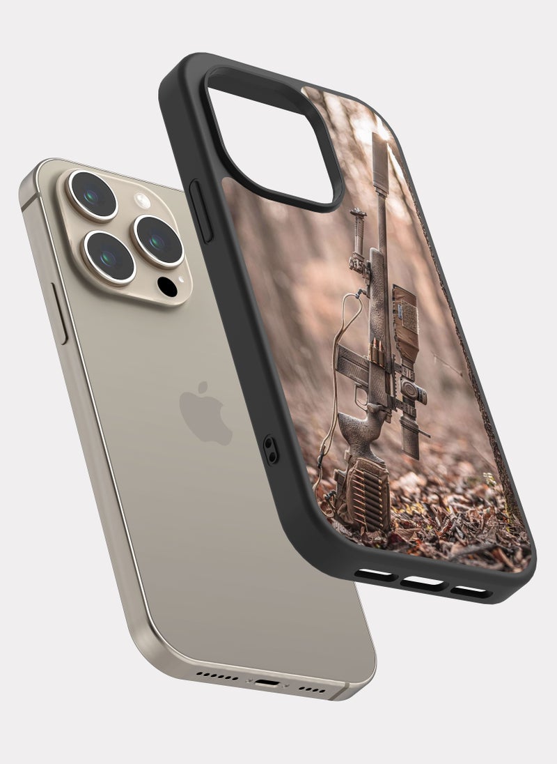 PXLAAT iPhone 15 Pro case cover Sniper - Image 2