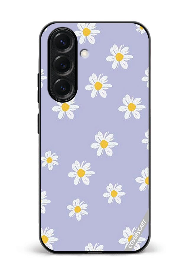 VR CREATIVE Protective Case Cover For Samsung Galaxy S25 Plus Daisy Flower Design Multicolour