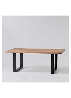 Home Box طاولة قهوة قمة خشب صلبة حافة حية كوستا 60 × 45 × 120 سم  - Image 1