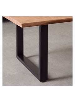 Home Box طاولة قهوة قمة خشب صلبة حافة حية كوستا 60 × 45 × 120 سم  - Image 5