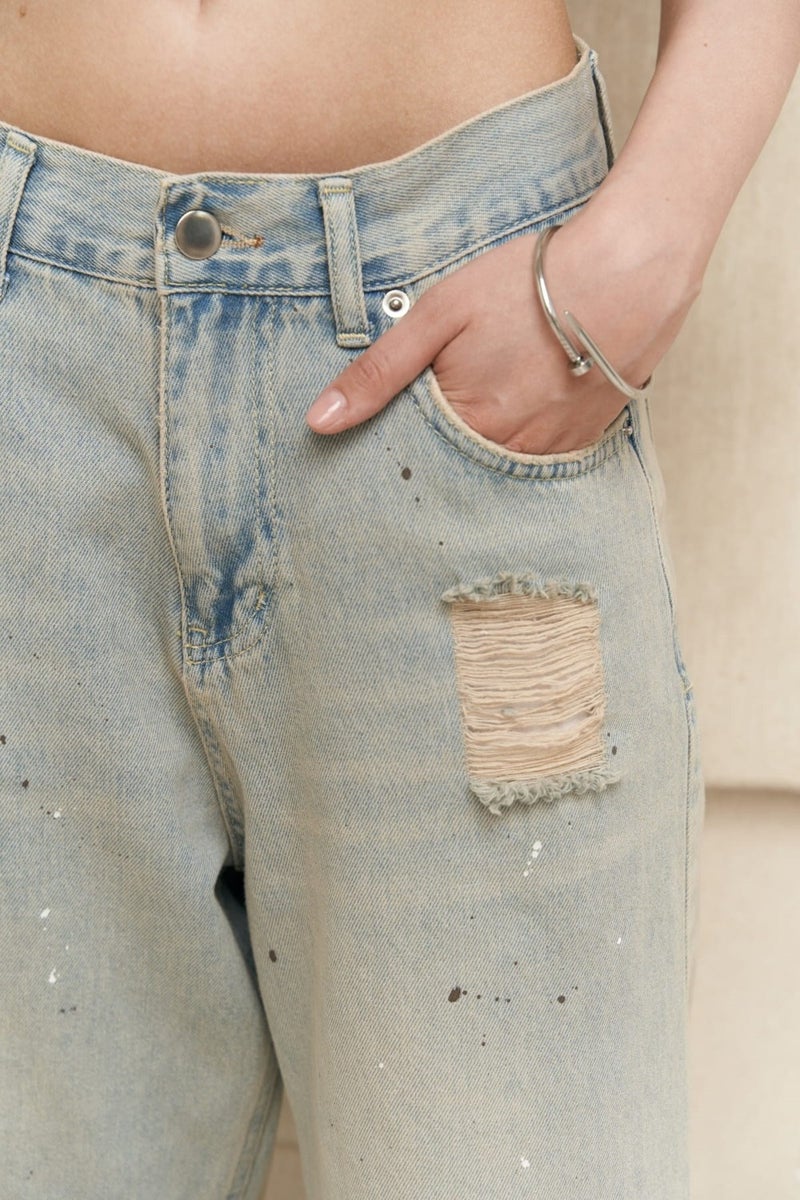 Mai Collection Touch Dirty Green Jeans - Image 5