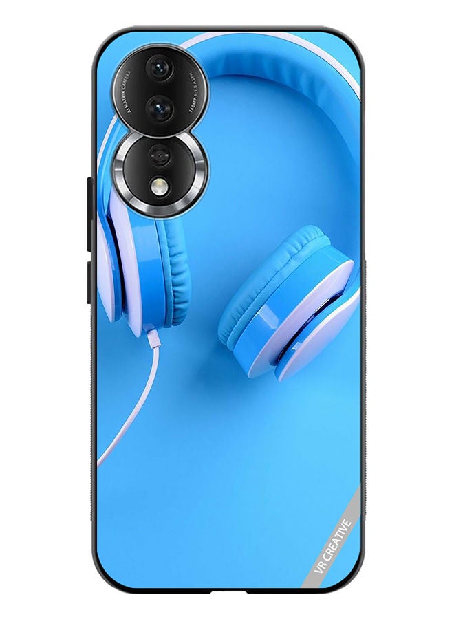 VR CREATIVE Protective Case Cover For Honor 80 Music Headphones Design Multicolour - Image 1