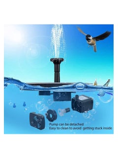 Solar Fountain Pump 1.5W Solar Water Fountain with 8 Nozzles Solar Powered Water Feature Pump for Pond Garden Bird Bath Fish Tank Pool Garden Decoration Outdoor Pool Floating Fountain - pzsku/Z81DF985EB29E44DFF69FZ/45/_/1698657213/1a3aa604-a11e-4174-ad8d-e3babee790de