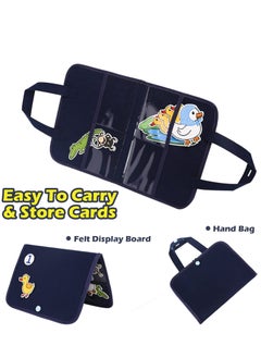 SYOSI Felt Board for Toddlers Story Board, Magnetic Flannel Playboards Board for Toddlers, 4 Themed Felt Figures with Storage Bag, Fun Learning Activities for Boys & Girls  - Image 2