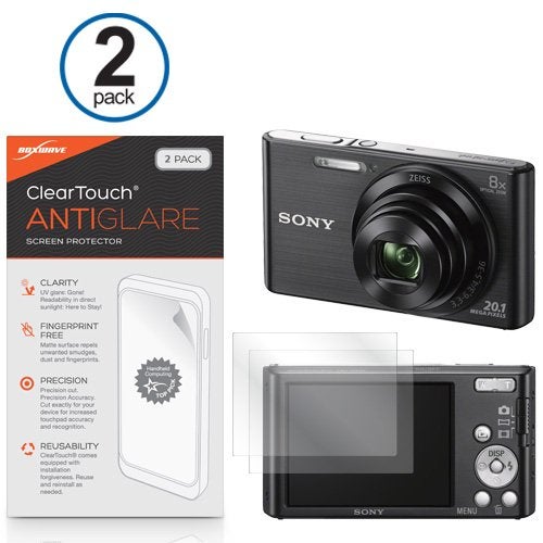 BoxWave حامي شاشة BoxWave متوافق مع سوني سايبر شوت DSC-W830 - ClearTouch مضاد للتوهج (عبوة من 2) ، فيلم غير لامع مضاد لبصمات الأصابع - Image 1