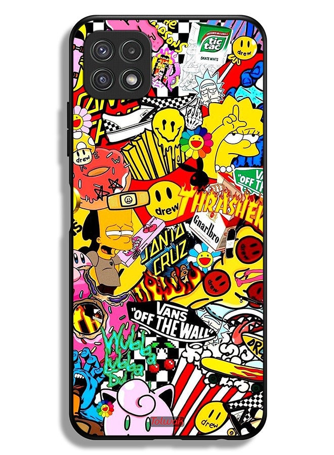 Tolwak Samsung Galaxy A22 5G Protective Case Cover Off The Wall - Image 1